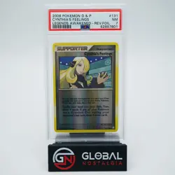 Cynthias Feelings 2008 Pokemon D & P Legends Awakened Reverse Foil #131 PSA 7 - Image 1
