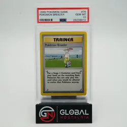 Pokemon Breeder Trainer 1999 Pokemon Base Set #76 PSA 10 - Image 1