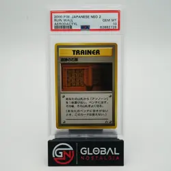 Ruin Wall Trainer (Aerodactyl) 2000 Pokemon Japanese Neo 2 PSA 10 - Image 1