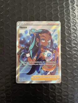 Pokemon TCG Nessa Full Art 183/185 Vivid Voltage Holo NEW - Image 1