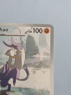 Pokemon Scarlet & Violet White Flare Mienshao 134/086 Illustration Rare - Image 3