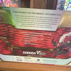 Pokemon TCG Darkrai VSTAR Premium Collection Box - 8 Booster Packs, English 2022 - Image 2