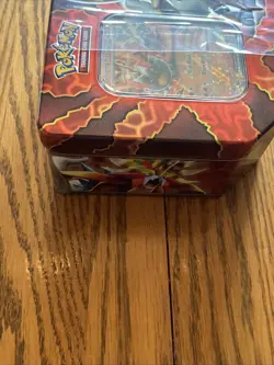 Pokemon Paradox Destinies Tin-Gouging Fire ex Tin w/5 Booster Packs New/Sealed - Image 4