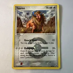 Pokemon TCG - Tauros [Reverse Holo] #16 - Pokemon Fire Red & Leaf Green - Image 1