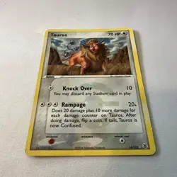 Pokemon TCG - Tauros [Reverse Holo] #16 - Pokemon Fire Red & Leaf Green - Image 2