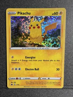 POKEMON PIKACHU 7/15 PROMO CONFETTI HOLOFOIL MCDONALDS 2022 | LP - Image 1