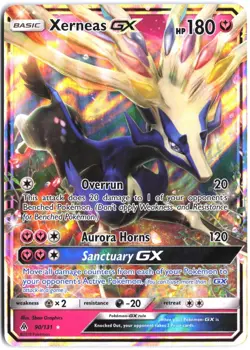 Xerneas GX 90/131 Holo GX Rare Forbidden Light Pokemon NM - Image 1