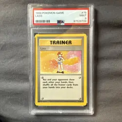 1999 Pokemon Base Set Lass 75/102 PSA 9 Mint - Image 1