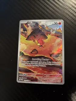 Pokemon TCG Magby 186/182 Paradox Rift Illustration Rare - Image 1