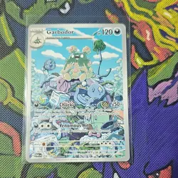Pokemon Garbodor 204/182 SV04 Paradox Rift Illustration Rare Holo 120 HP English - Image 1