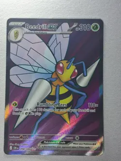 Beedrill ex 098/086 Ultra Rare ME04: Chaos Rising Pokemon Near Mint - Image 1