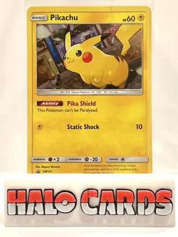 PACK FRESH Pokemon Pikachu SM157 Poke Ball EV Collection Promo Holo 2018 Mint Q - Image 1