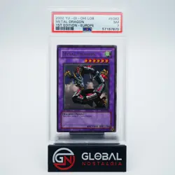 Metal Dragon #LOB-E082 Yu-Gi-Oh 1st Edition Europe 2002 POP 1 PSA 7 - Image 1