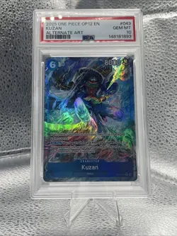 One Piece Kuzan Alternate Art Op12-043 Psa 10 - Image 1