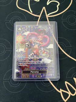 One Piece TCG - Perona OP06-093 OP14 SP English Alt Art The Azure Sea's Seven - Image 1