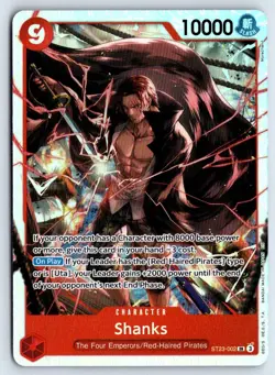 Shanks (002) ST23-002 One Piece Starter Deck 23: RED Shanks Super Rare Near Mint - Image 1
