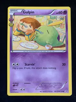 Pokemon TCG - Gulpin RC12/RC32 - Generations: Radiant Collection - LP - Image 1