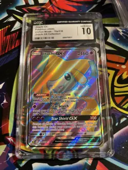 CGC 10 Jirachi GX 79a/236 Unified Minds Jirachi GX Collection Promo Pokemon TCG - Image 1