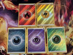 Pokemon Crown Zenith Textured Energy Set Of 5 - Image 1