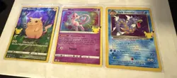 Pokemon Celabrations 25th Anniversary CHARIZARD VENUSAUR BLASTOISE SLEEVED READ - Image 3