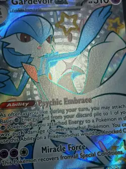LP Gardevoir ex -217/091 Shiny Ultra Rare Pokemon Paldean Fates - Image 3