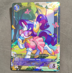 Hasbro My Little Pony Card Game Rarity Unicorn 1st Ed Foil MLP-6R06 2026 - Image 1
