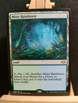 Misty Rainforest - Modern Horizons 2 - Rare - NM (see pics) - Image 1