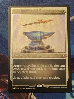 MTG Steelshaper's Gift - Etched FOIL NM Commander Masters - Image 1