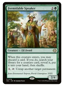 1x MTG Formidable Speaker - Lorwyn Rare! NM Mint! - Image 1