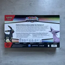 Pokemon TCG Prismatic Evolutions Premium Figure Collection Box New & Sealed - Image 2