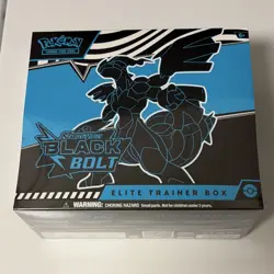 Pokemon TCG Scarlet & Violet Black Bolt Elite Trainer Box English 65 Cards - Image 1