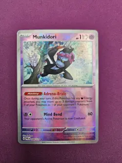 Pokemon TCG Munkidori 044/131 Sv: Prismatic Evolutions Master Ball Reverse Holo - Image 1