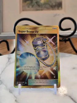 Pokemon TCG Super Scoop Up (Secret) 166/147 Sm-Burning Shadows Holo LP - Image 1