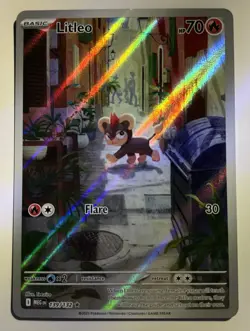 Litleo 139/132 Me01: Mega Evolution Holo Pokemon TCG - Image 1