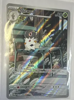 The Pokemon Company Spewpa 089/088 Paldea Evolved Rare Holo English 80 HP - Image 1