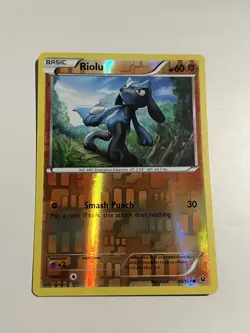 Riolu 46/124 | XY Fates Collide | Reverse Holo | Pokemon TCG | NM - Image 1