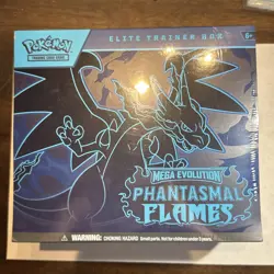 Pokemon TCG Phantasmal Flames Elite Trainer Box ETB New Factory Sealed Fast Ship - Image 1
