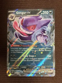 Gengar ex - 104/162 Holo Pokemon TCG SV05: Temporal Forces NM - Image 1
