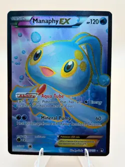 Manaphy EX 116/122 XY BREAKpoint Full Art Ultra Rare Pokemon NM - Image 1