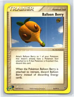 2003 Pokemon TCG EX Dragon Balloon Berry - 82/97 - NM - Image 1