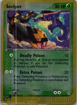 Seviper 11/100 Holo Rare Sandstorm Pokemon HP - Image 1