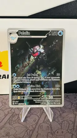 🔥Pokemon TCG Palafin Illustration Rare🔥Paldean Fates Scarlet & Violet 🔥225 NM - Image 3