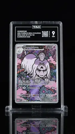 2025 Pokemon Mega Evolution Houndstone #145/132 TAG 9 - Image 1