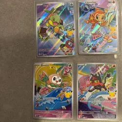 Pokemon First Partner Illustration Sinnoh And Alola Complete Set Of 6 Promos NM - Image 2