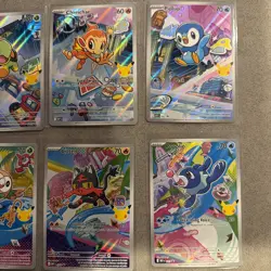 Pokemon First Partner Illustration Sinnoh And Alola Complete Set Of 6 Promos NM - Image 3