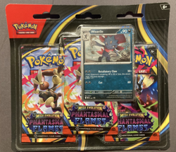 Pokemon TCG - Phantasmal Flames Triple Blister Pack Weavile - New & Sealed - Image 1