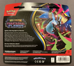 Pokemon TCG - Phantasmal Flames Triple Blister Pack Weavile - New & Sealed - Image 2