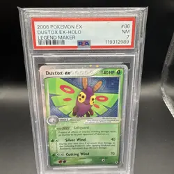 Pokemon Dustox ex EX Legend Maker Holo Rare #86 PSA 7 - Image 1