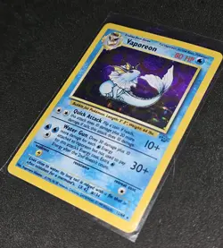Vaporeon 12/64 Holo Rare Jungle Pokemon Unlimited Holo NM/LP - Image 1