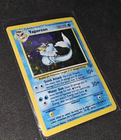 Vaporeon 12/64 Holo Rare Jungle Pokemon Unlimited Holo NM/LP - Image 2